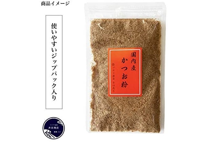 削り粉(粉末)はササッとそのまま味噌汁・お好み焼きに