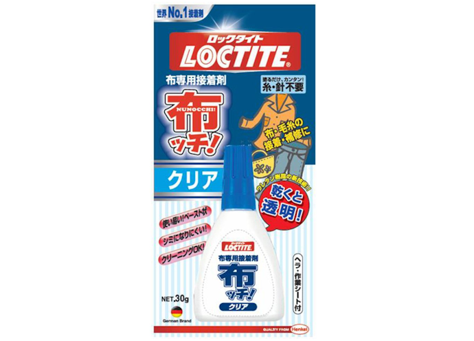 ナイロンには、布用・難接着物用接着剤がぴったり