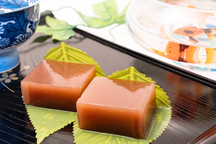 水羊羹:甘さ控えめなものがよいならコレ!食感と見た目が夏にぴったり