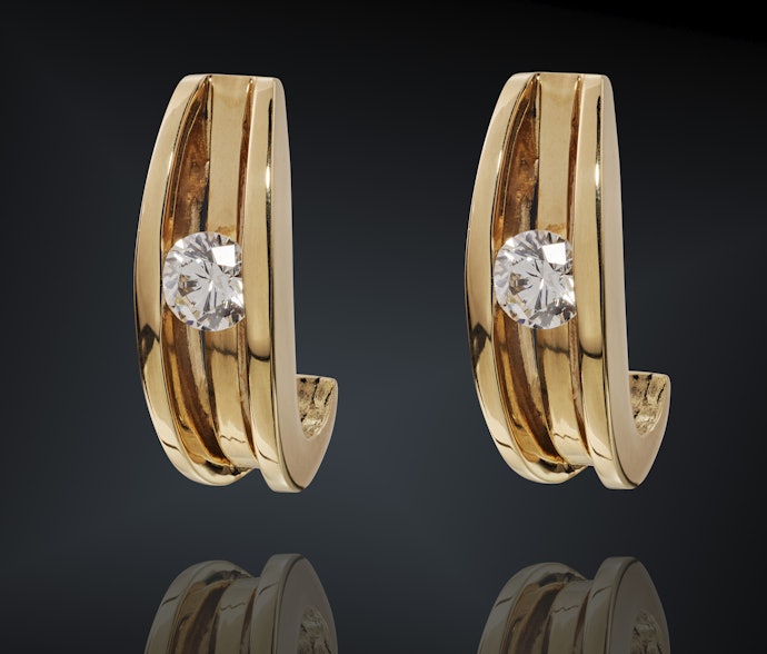 さりげないおしゃれが楽しめる「ワンポイントタイプ」