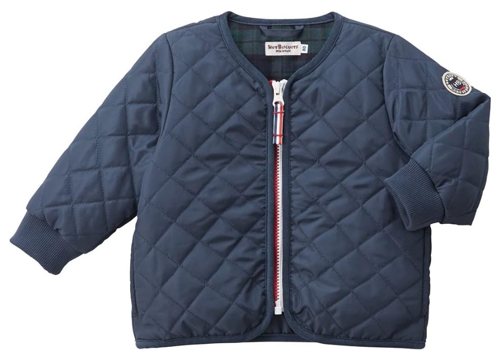 90ミキハウスプチベアダウンダブルビー ベビーアウターの