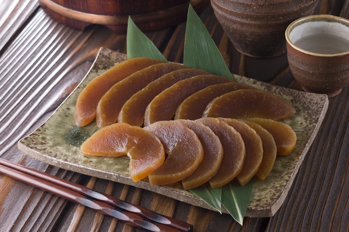酒の肴として味わうなら、奈良漬け・味噌漬け・いぶりがっこをチェック