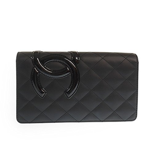 【クールな印象25Aメンズにも】 CHANEL 長財布 So black 210.jpg