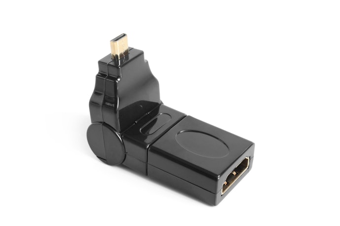 スマホなどの小型機器:オス側がマイクロHDMI(タイプD)、メス側は標準HDMIのアダプタを選ぼう