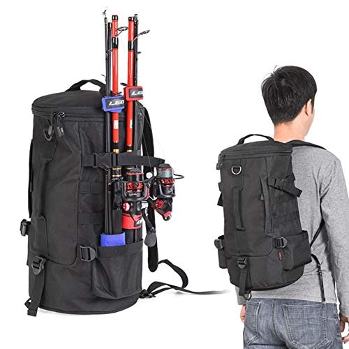 たくさんのタックルを持ち運んで釣りをする人は20L程度が目安