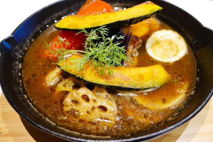 スープカレーなら大きめの野菜やお肉も楽しめる