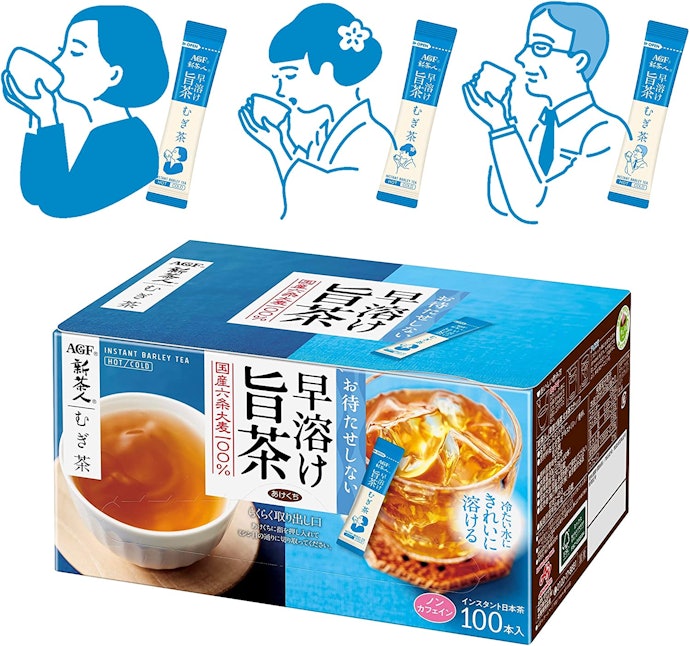 スティックタイプ:外出先でも手軽に麦茶を楽しみたい人におすすめ