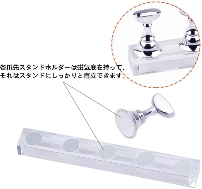 マグネット付きは磁力が強いことを確認しよう