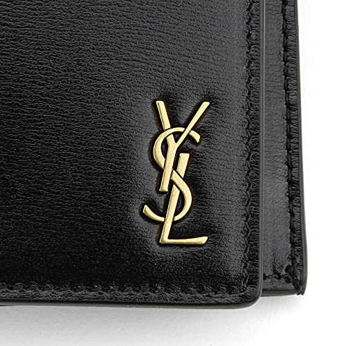 パネル 【極希少】Yves Saint Laurent がま口ロングウォレット 型押