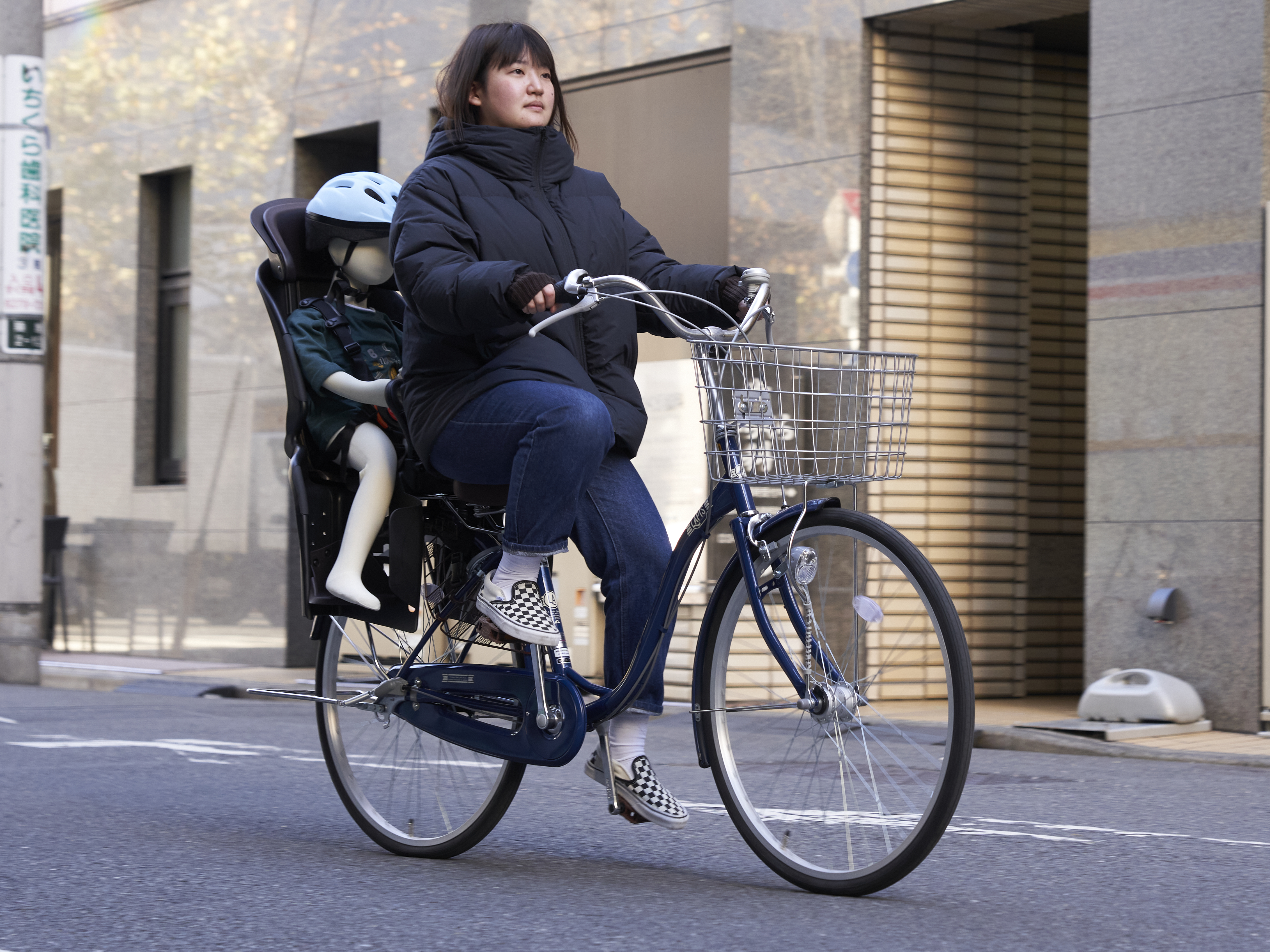 2歳児のママちゃりの自転車載せ