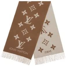 LOUIS VUITTON マフラー カシミヤウール ブラウン系 国内即発】ルイヴィトン カシミア マフラー＊ レイキャビック