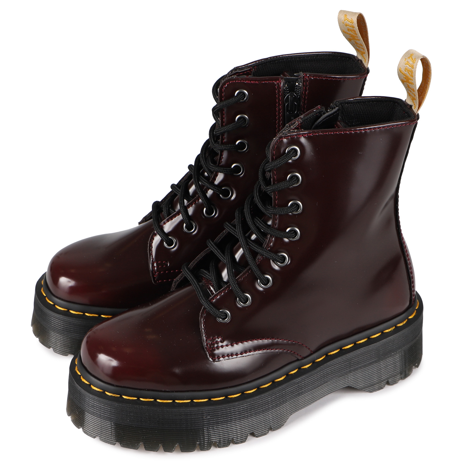 Dr.Martens ボックス レザー バックパック リュック バーガンディ Dr.Martens ボックス レザー バックパック リュック バーガンディ