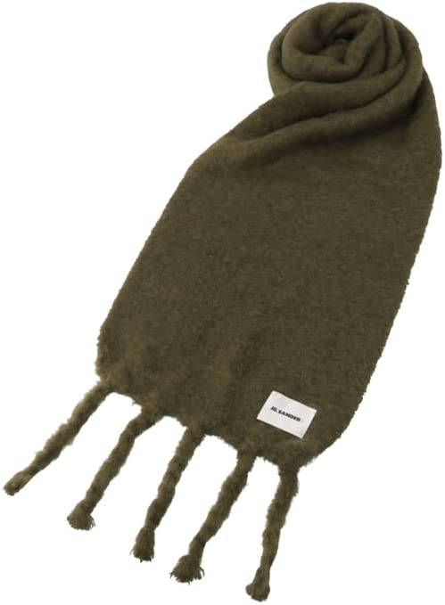 美品❣️blech モヘアモスグリーン高級マフラー 美品❣️blech モヘアモスグリーン高級マフラー