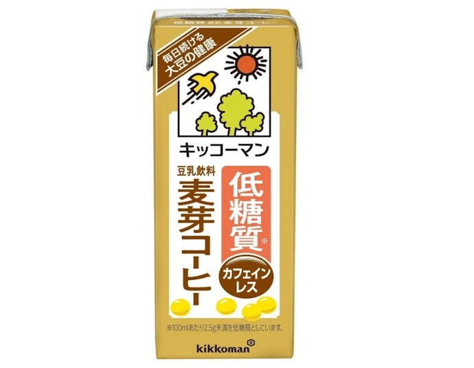 豆乳初心者には、ラテのような麦芽コーヒー・ココア・紅茶がうってつけ