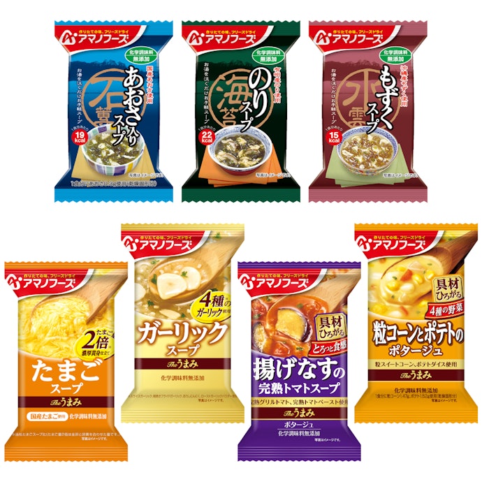 フリーズドライタイプ:おいしさを重視したい人向け。具入りのものもたくさん