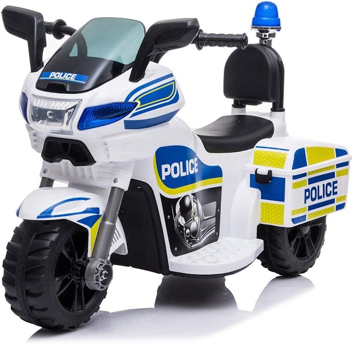 働く車に興味がある子どもには、ポリスバイク風がもってこい
