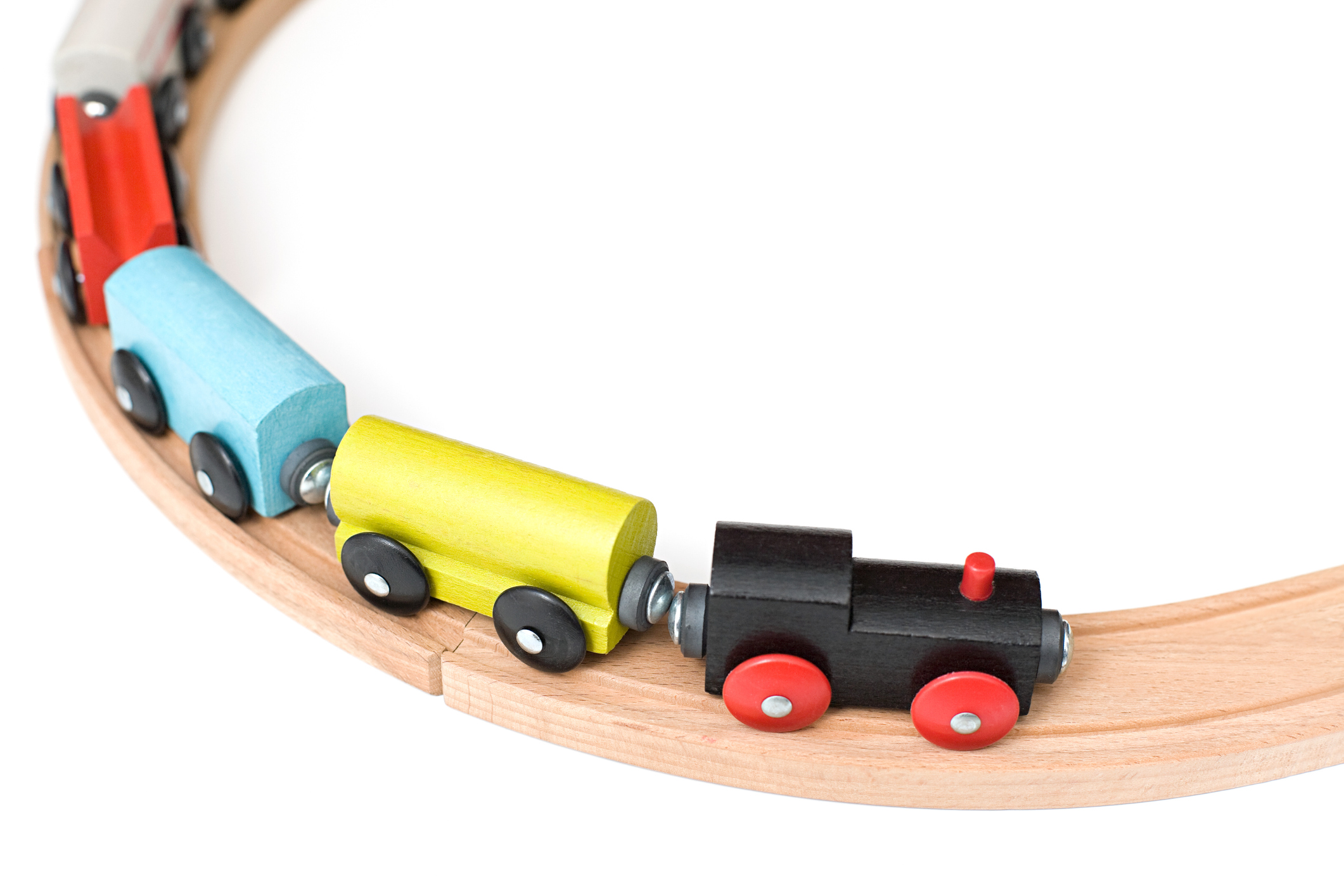[木製 電車 おもちゃ]カーブ〈大〉(木製レール 木のおもちゃ 木製おもちゃ 組立て 男の子 乗り物 プレゼント)