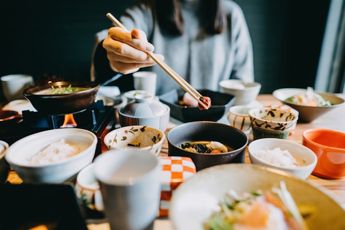 部屋食であれば自分のペースで食事ができる。子連れの人にもおすすめ