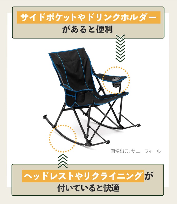 ゆったり座りたいならドリンクホルダーやヘッドレスト付きがおすすめ