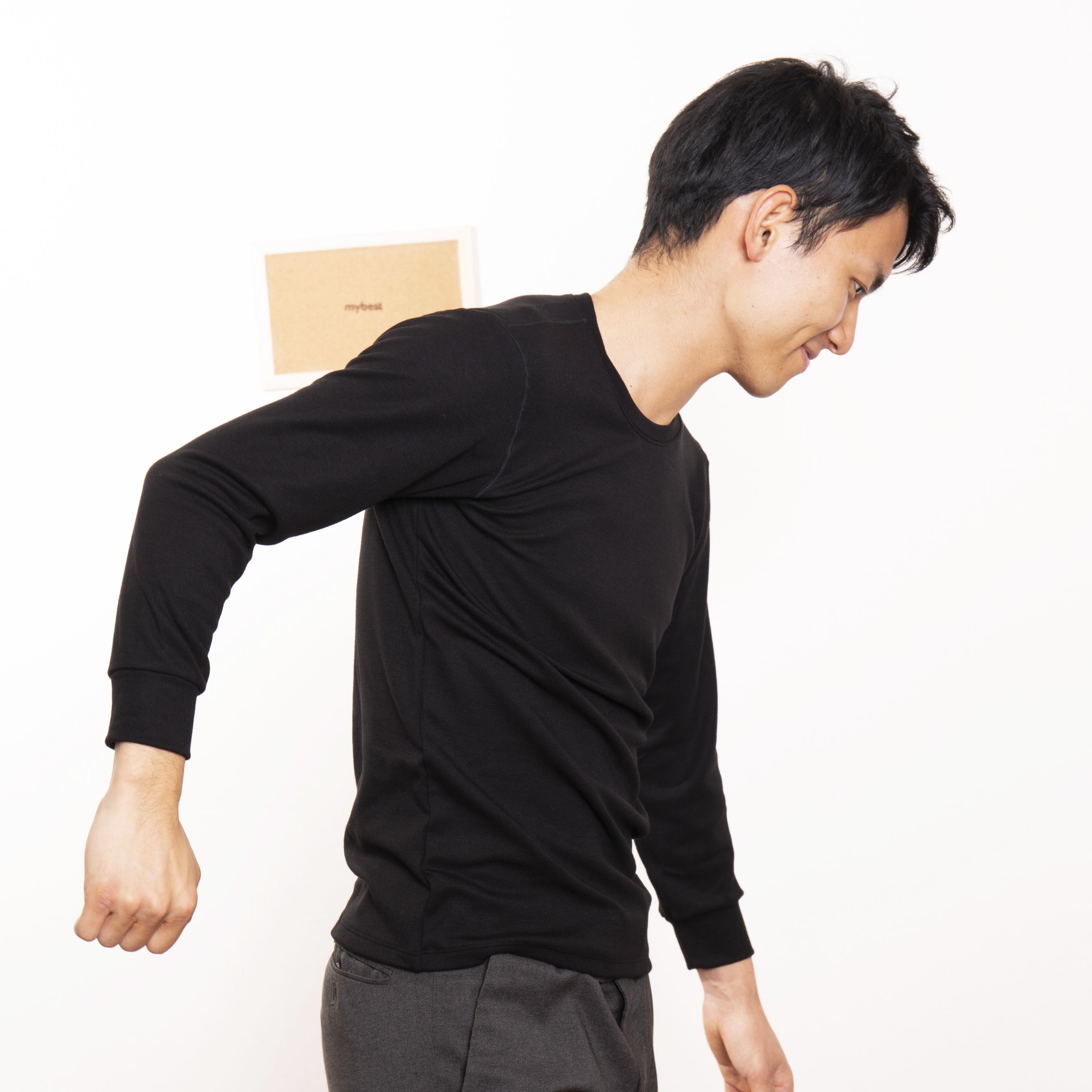 Nuodunkeji メンズ あったか 抗菌防臭加工 あったかインナー インナーシャツ 保温 ボディータフネス 冬用起毛 上下セット 吸湿発熱 長袖シャツ ロングタイツ 防寒肌着