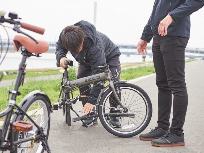 折りたたみ自転車 の検証