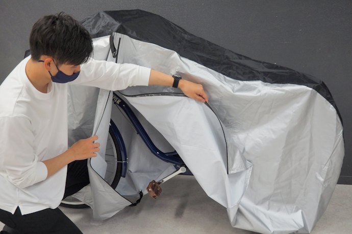 自転車カバー の検証
