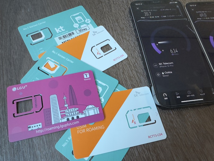 韓国で使えるeSIM・SIMカード の検証