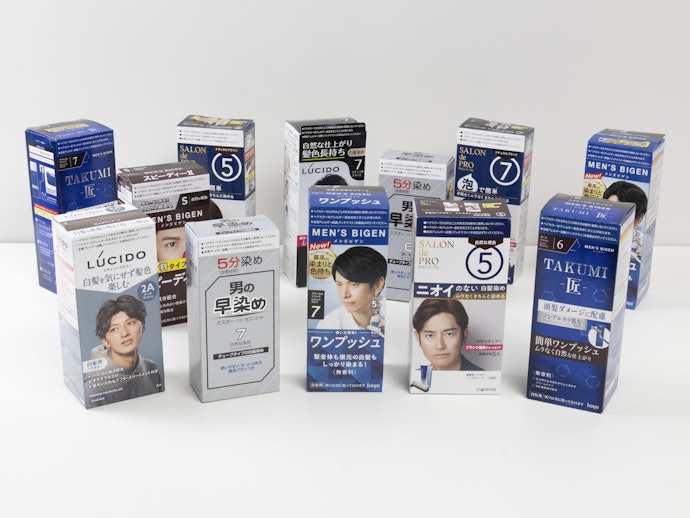メンズ用白髪染めヘアカラー の検証