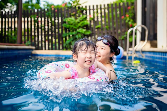 子連れの場合は、プールの対象年齢もチェックしておこう