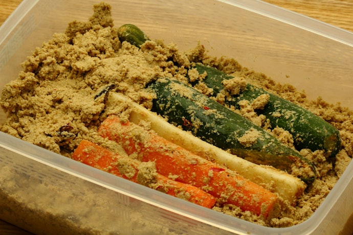 ぬか床にしておいしいぬか漬けを作ろう