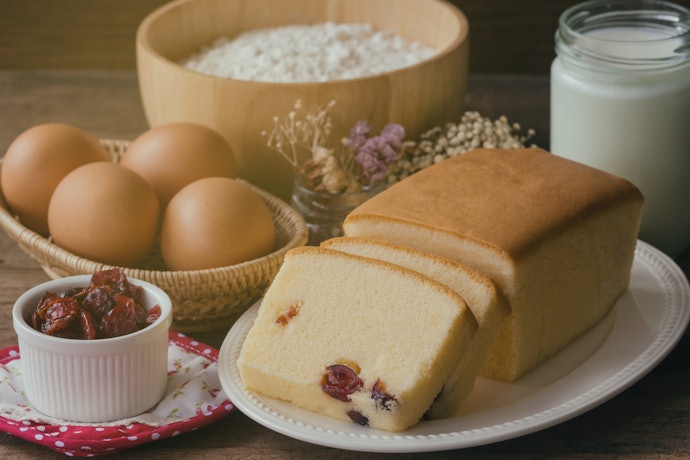 しっとりとしたバターケーキ