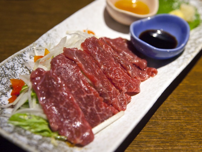 「馬刺し」には辛口の大吟醸がぴったり