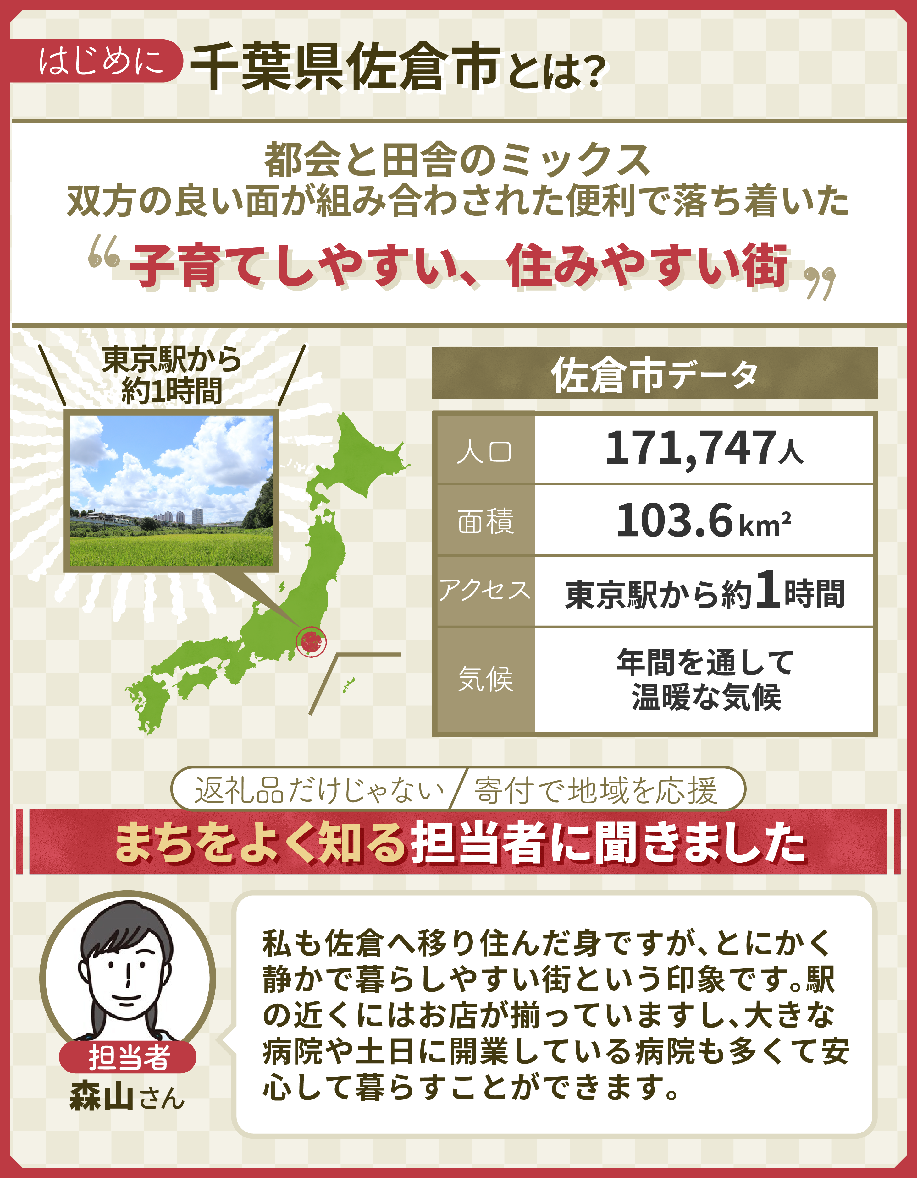 佐倉市のふるさと納税を徹底取材！担当者に聞いたおすすめの返礼品や地域の魅力は？ | mybest