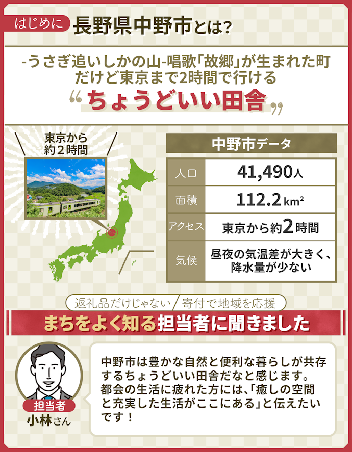 長野県北東部に位置する自然豊かな田舎町