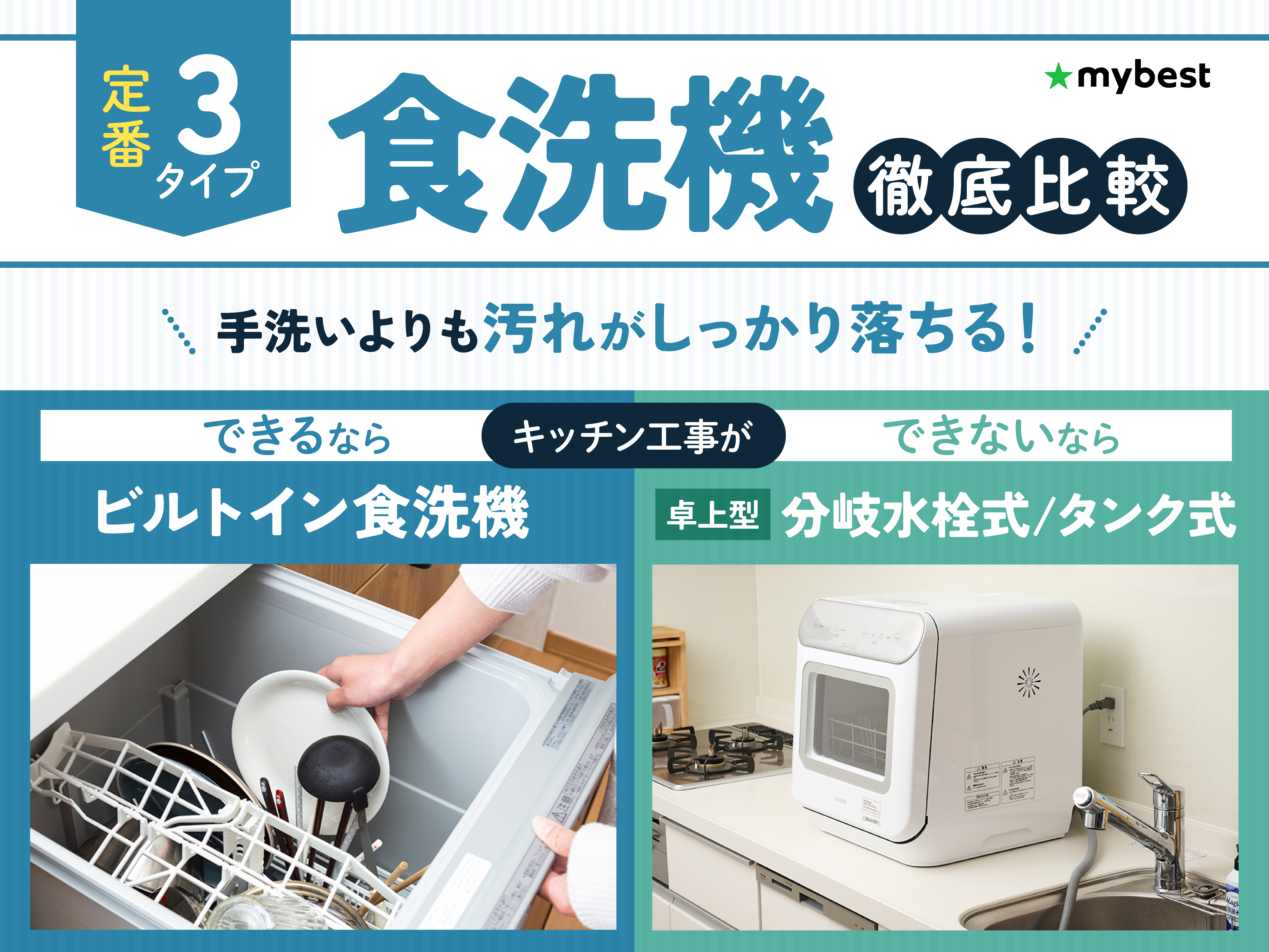 徹底比較】食洗機のおすすめ人気ランキング【2026年4月】 | マイベスト
