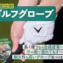 【徹底比較】ゴルフグローブのおすすめ人気ランキング