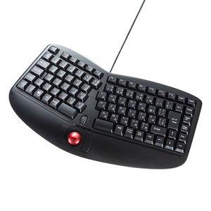 トラックボール付きゲーミングキーボードwk-50 黒軸 トラック