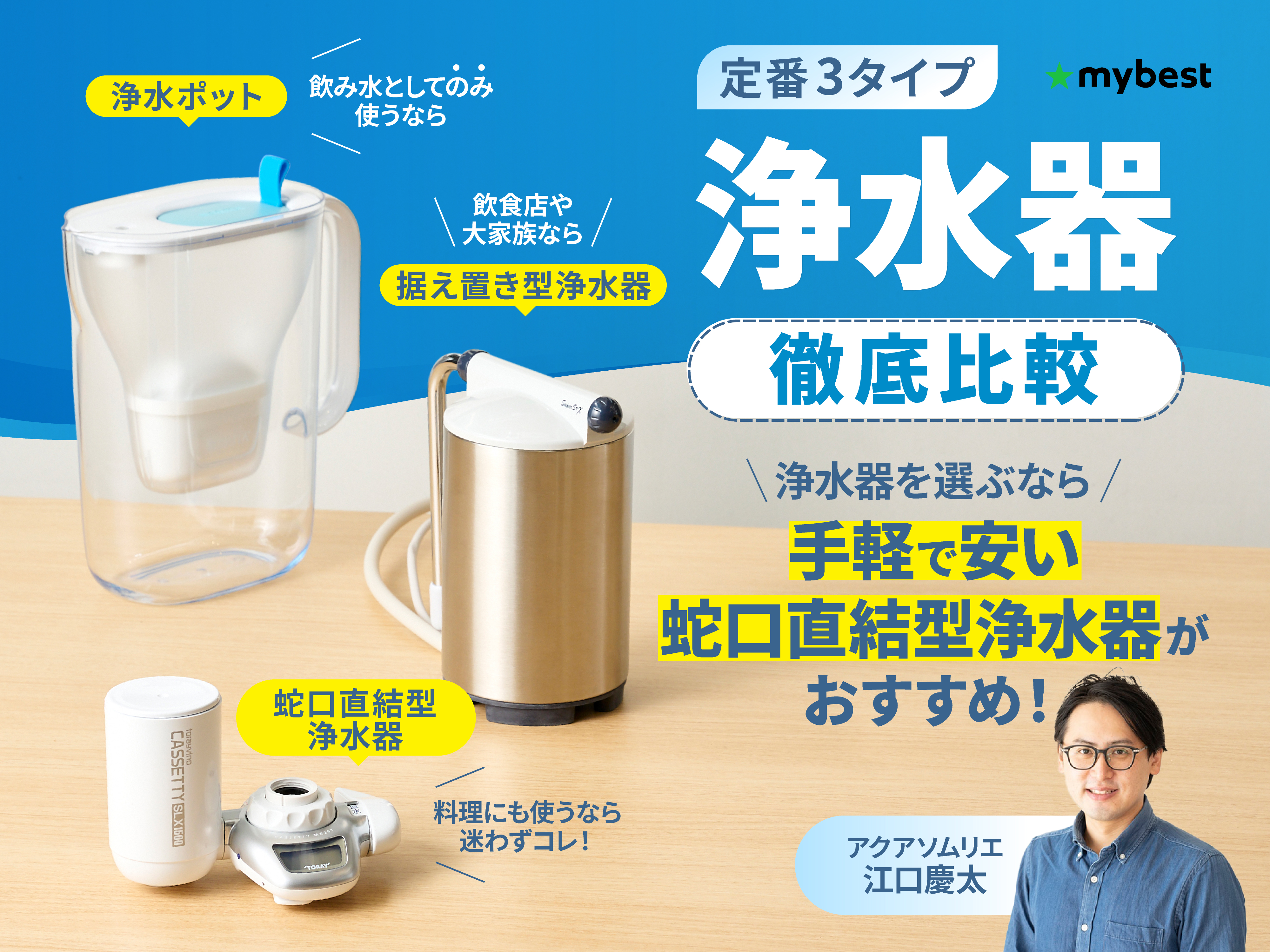 蛇口直結型浄水器 耐久年数約20年！ 蛇口直結型浄水器 耐久年数約20年