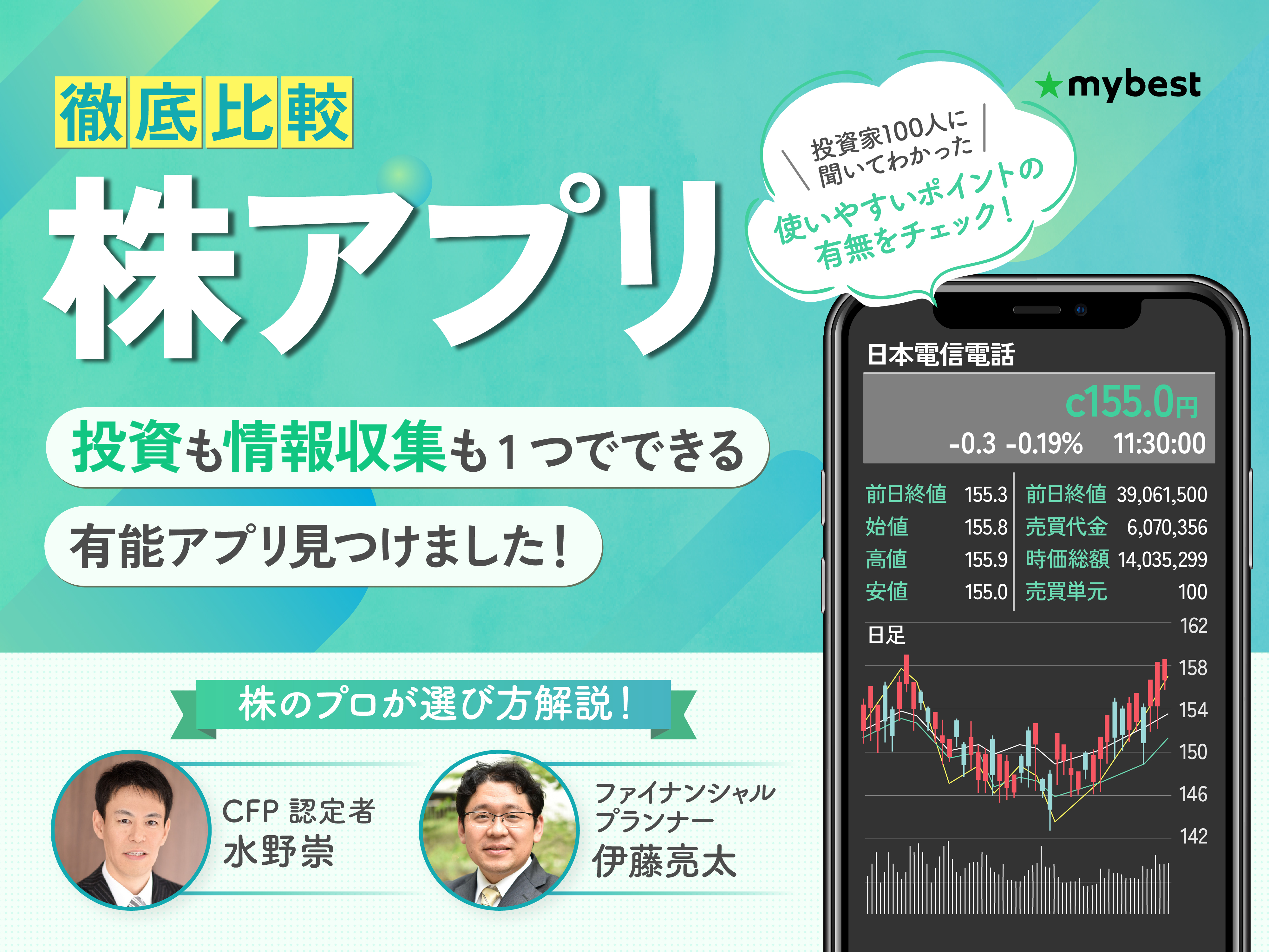 徹底比較】株アプリのおすすめ人気ランキング【株価チャートが見やすいのはどこ？2025