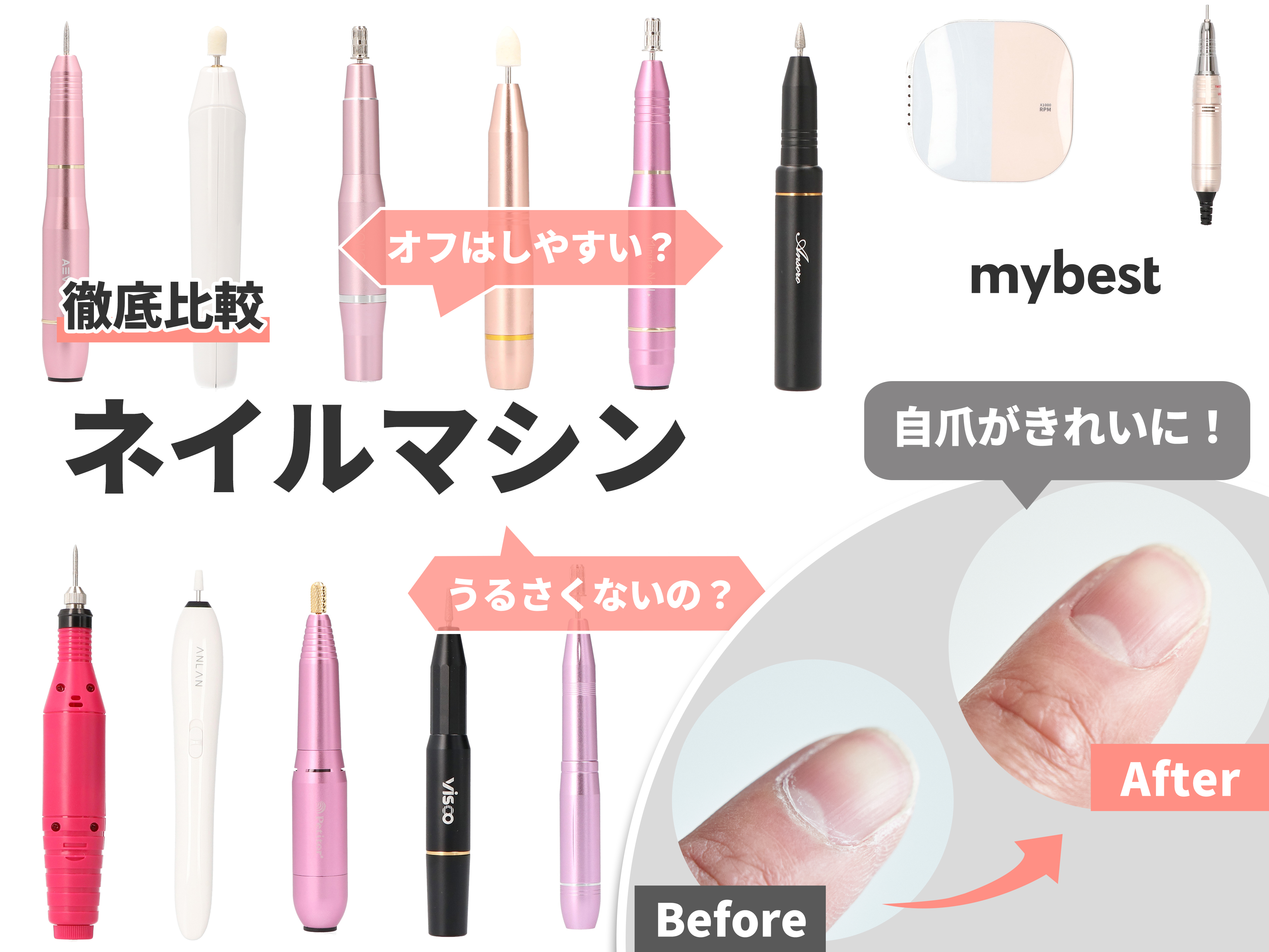 時間短縮で便利・電動3-in-1 ネイルマシン Salon Expert