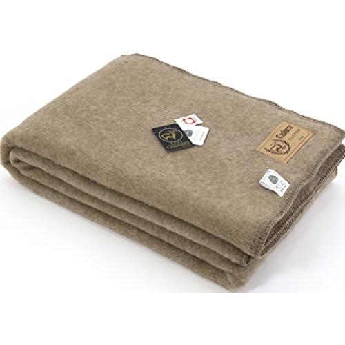 ウールマーク付き毛布。紫色 ．毛100%．羊毛、カシミヤ カシミヤ100％の毛糸 パープル色 (20g) | 毛糸 |