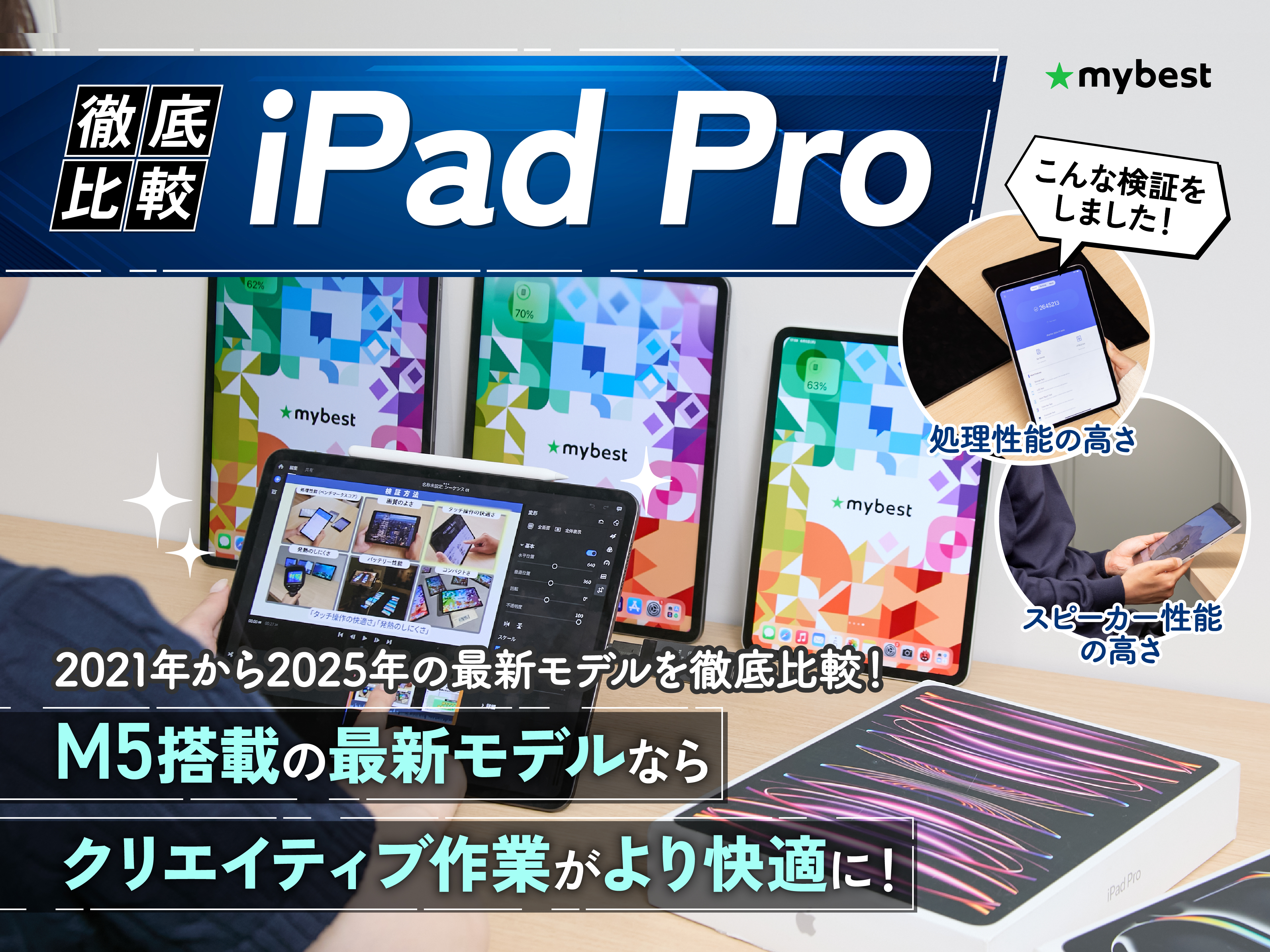 徹底比較】iPad Proのおすすめ人気ランキング【世代別比較！2025年12月