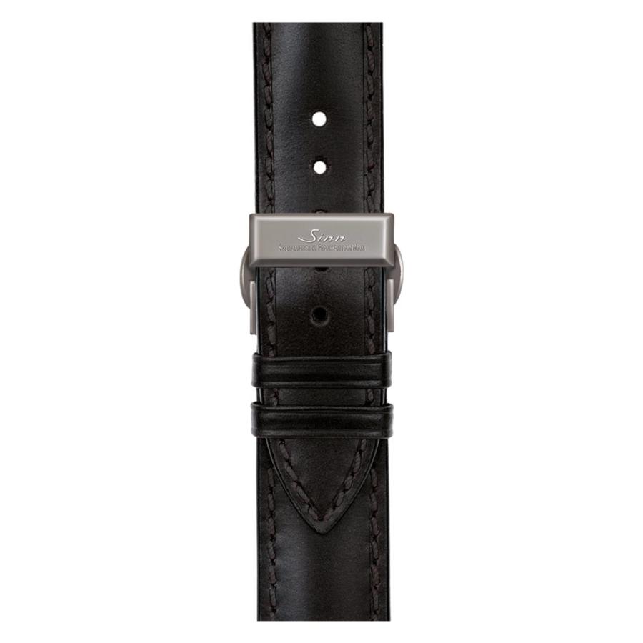 腕時計 メンズ用 レザー 革ベルト 防水仕様 ブラック 黒 19mm D