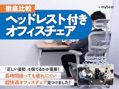 【徹底比較】ヘッドレスト付きオフィスチェアのおすすめ人気ランキング【2026年3月】