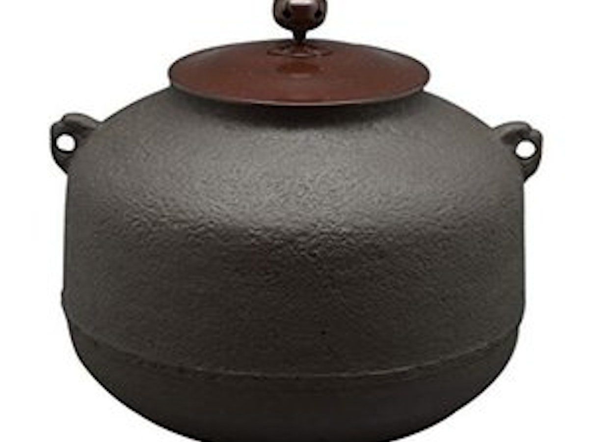 茶道具/風炉釜セット/鉄釜/玉摘み蓋/置炉/五徳・楽印前瓦・敷瓦付/稽古 茶道具/風炉釜セット/鉄釜/玉摘み蓋/置炉/五徳・楽印前瓦・敷瓦付/稽古