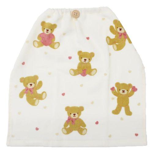 おりこうエプロン ハムスター くま 犬 花 4枚 女の子 ふわふわ  