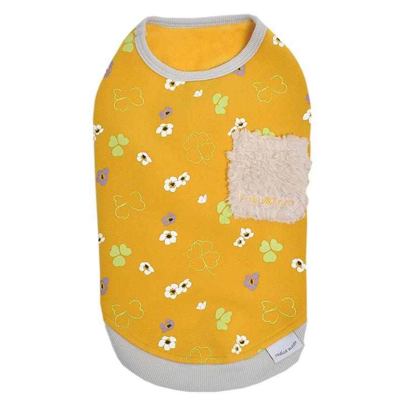 めるまま様 専用 ハンドメイド 犬服 ハロウィンニットタンク肩フリル