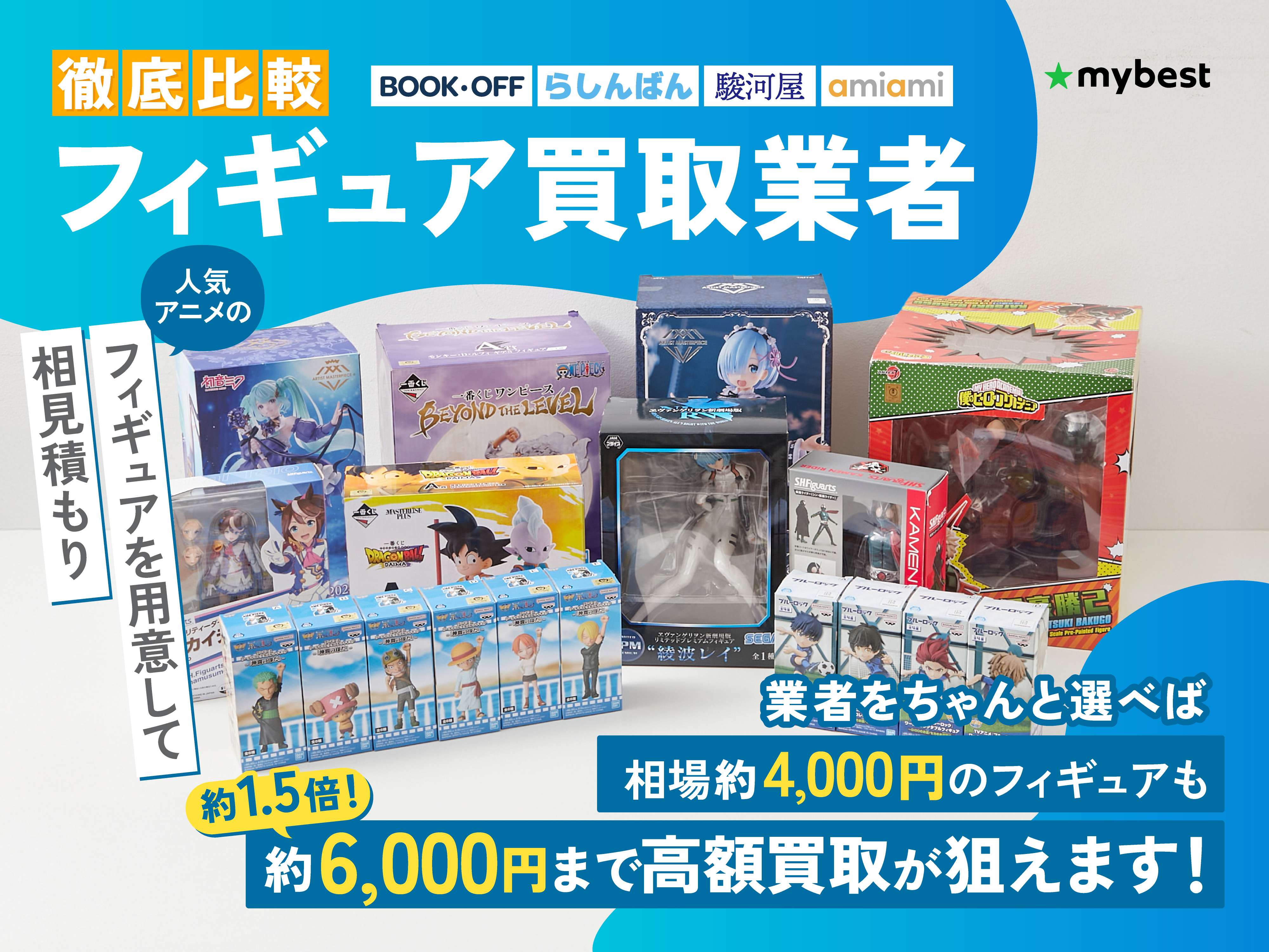 19個まとめ売り プライズフィギュア つめあわせ 【徹底比較