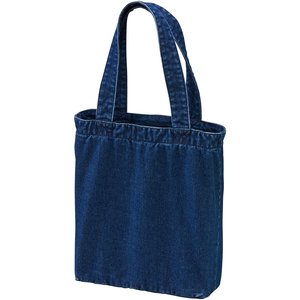 人気】コーチ デニム トートバッグ デカロゴ チャーム インディゴ