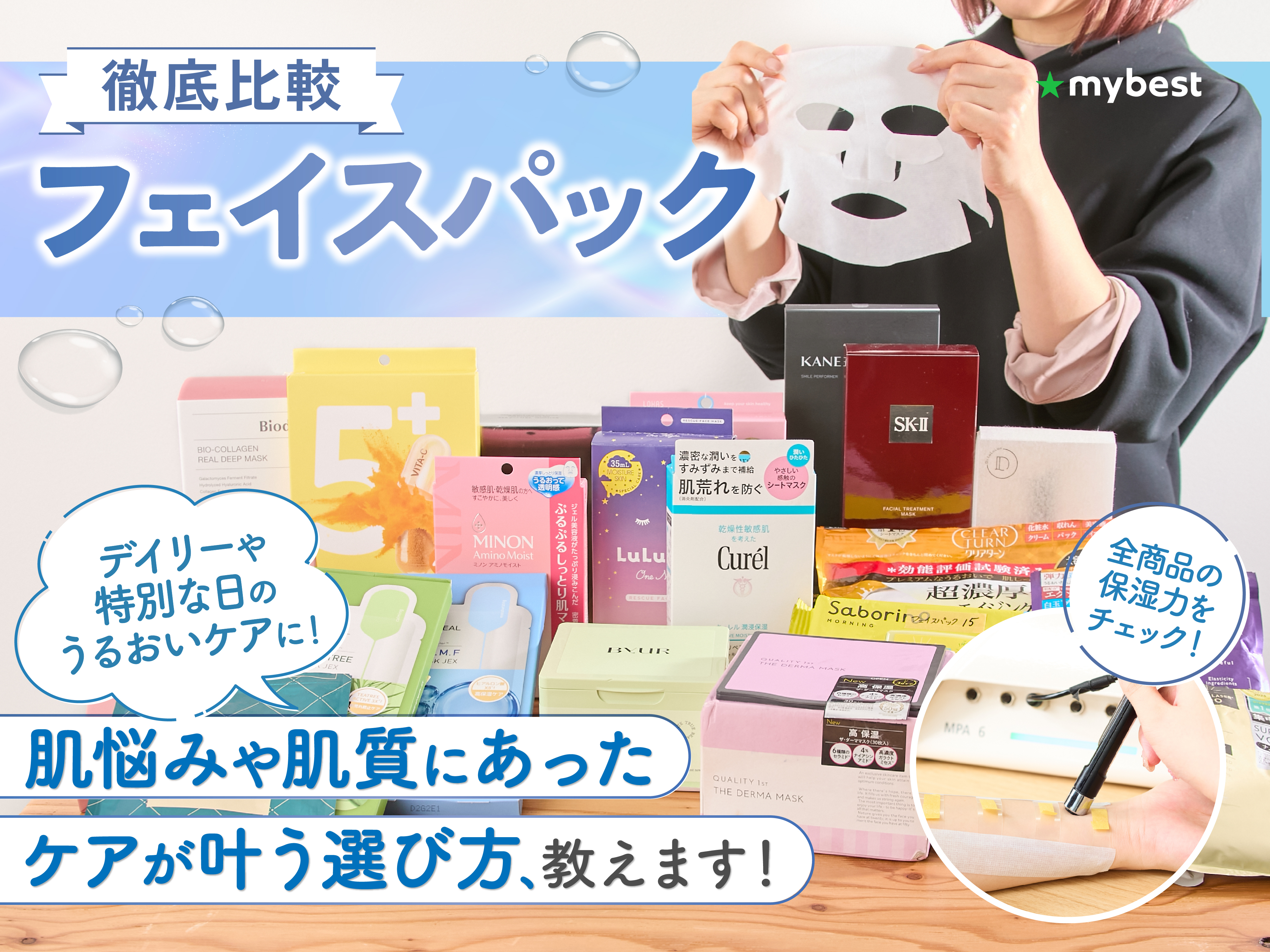 □フェイスマスク高い保湿作用スキンケアブランドBENEV60枚